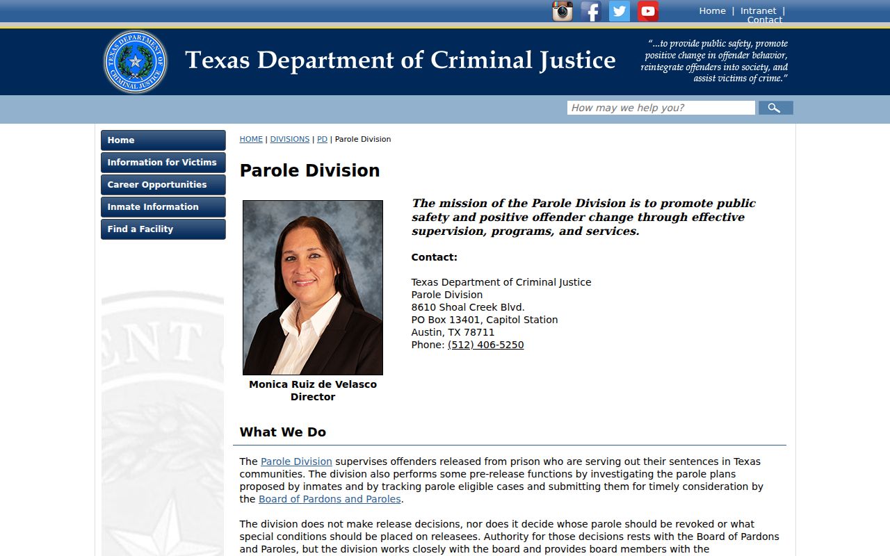 Jeff Davis County criminal records parole supervision source