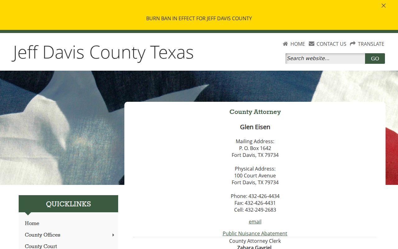 County Attorney source for Valentine criminal history cases